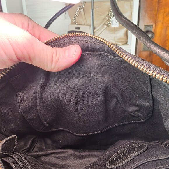 Fossil Elise Black Pebbled Leather Small Crossbody - Picture 10 of 17